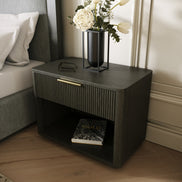Santa Monica - Modern Grey Wash Nightstand