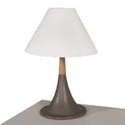 Nunez Modern Concrete & Oak Table Lamp - image 3