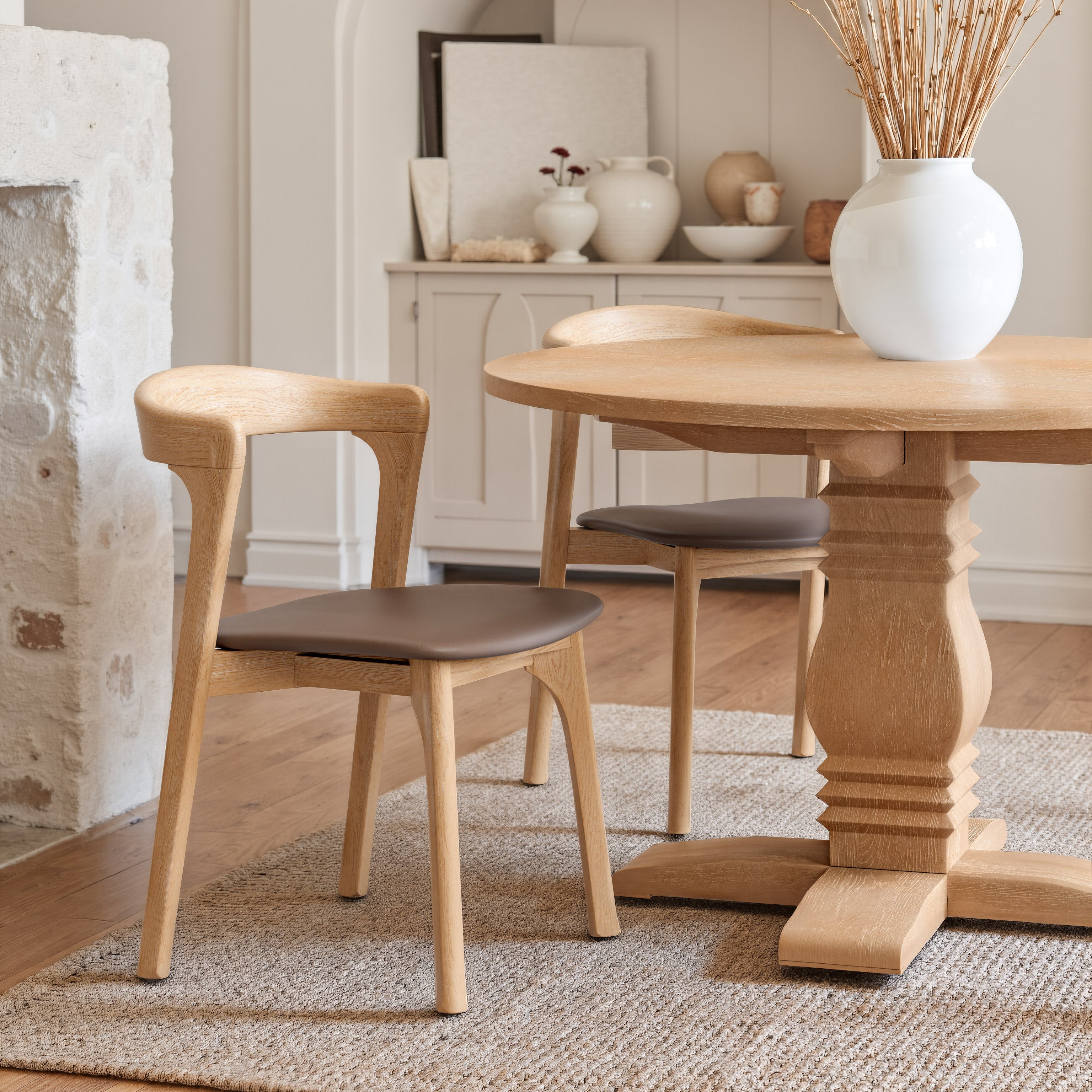 Tabi Dining Table Brown