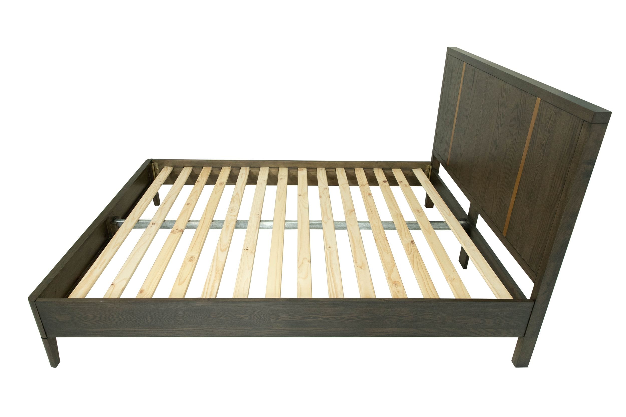Oakley - Mid-Century Eastern King Size Dark Brown Bed - image 3