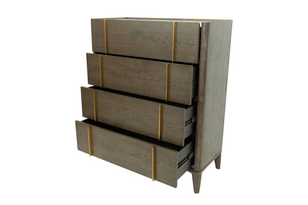 Oakley - Mid-Century Dark Brown Chest - image 2