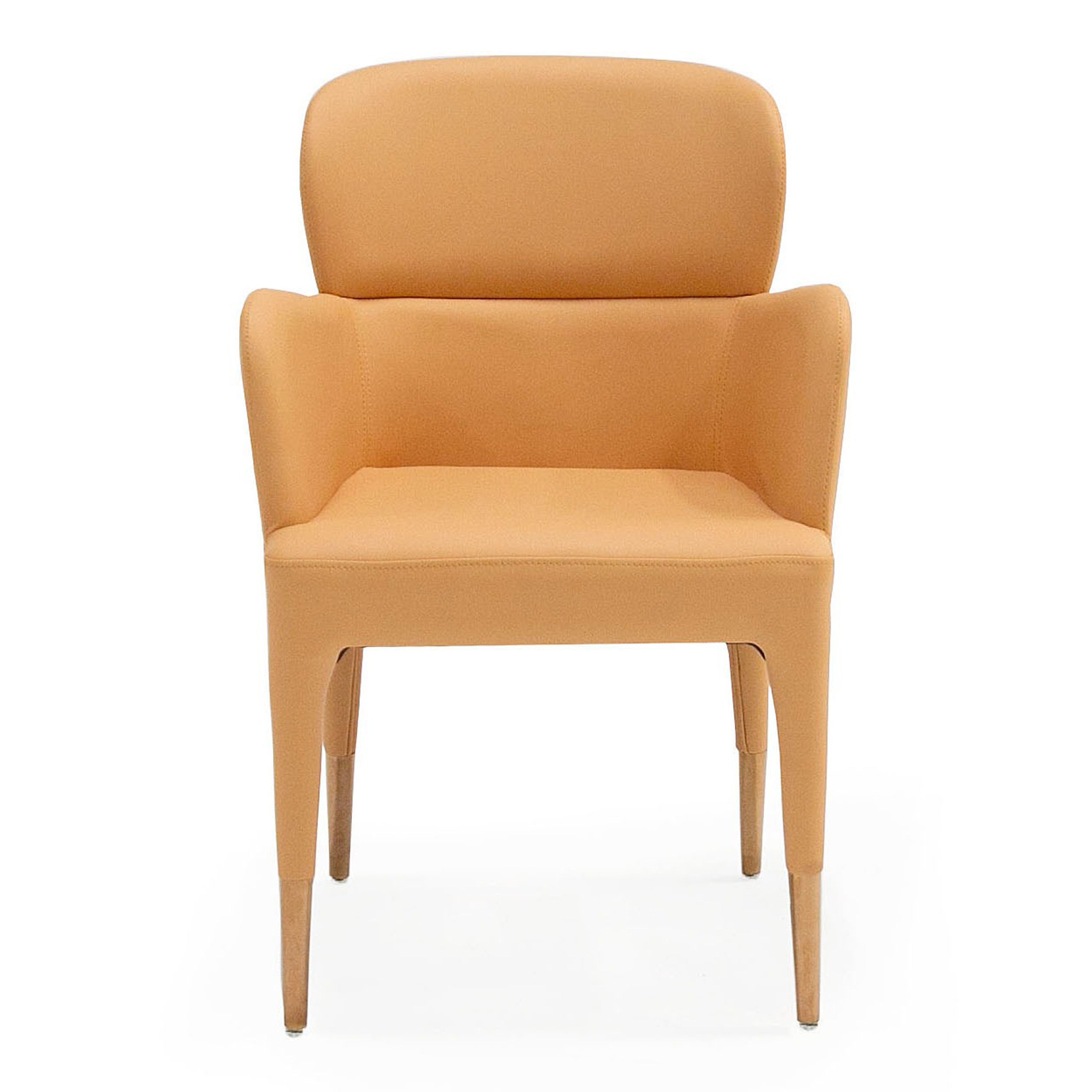Ogden - Modern Peach & Rosegold Dining Armchair - image 5