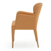 Ogden - Modern Peach & Rosegold Dining Armchair