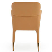 Ogden - Modern Peach & Rosegold Dining Armchair - image 2