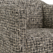 Oldford - Modern Beige + Black Fabric Dining Chair - image 5