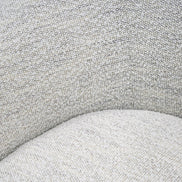 Omaha - Modern Swivel Off White Fabric Chair - image 3