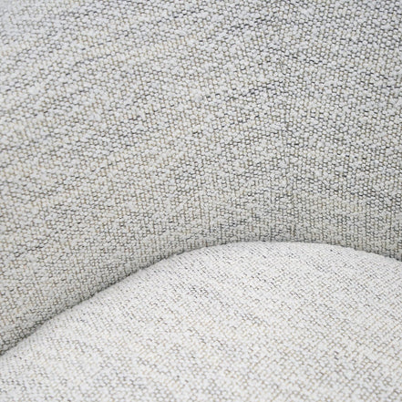 Omaha - Modern Swivel Off White Fabric Chair - image 3