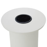 Onza - Outdoor White End Table w/ Solar Light - image 5