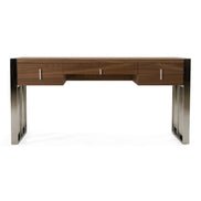 Orcutt - Modern Walnut & Stainless Steel Desk - image 2