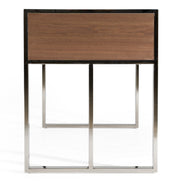 Orcutt - Modern Walnut & Stainless Steel Desk - image 4