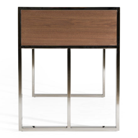 Orcutt - Modern Walnut & Stainless Steel Desk - image 4