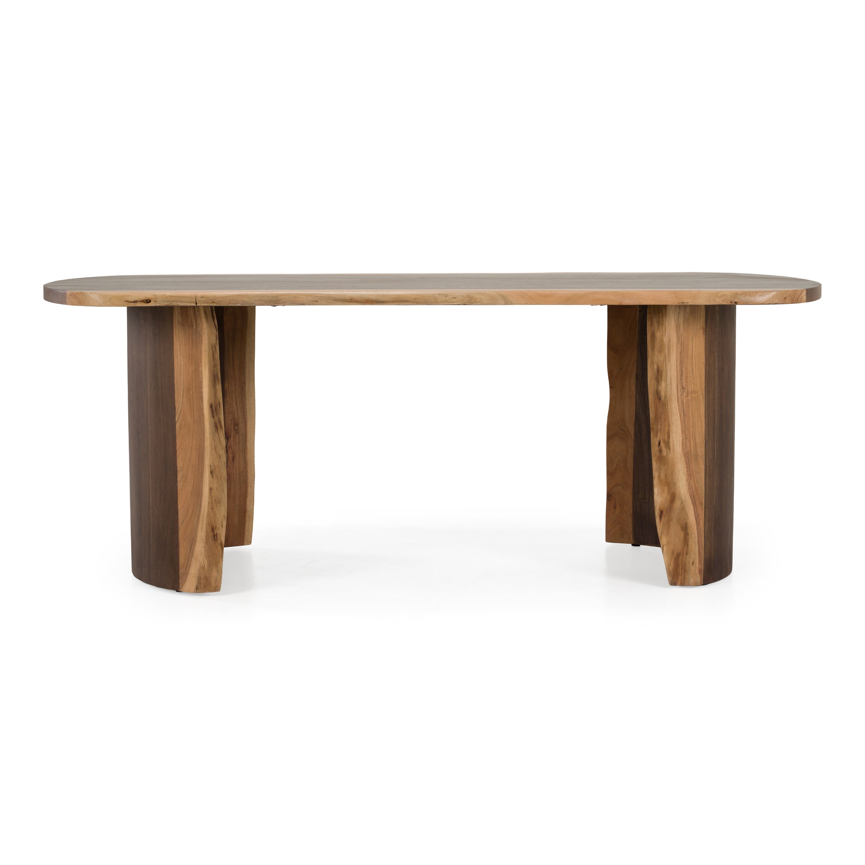Orville - Modern Live Edge Acacia Dining Table - image 4