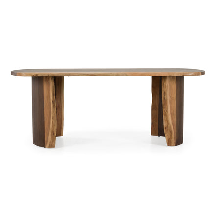 Orville - Modern Live Edge Acacia Dining Table - image 4