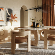 Osaka - Modern Natural Ash + Rattan Buffet