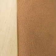 Osaka - Modern Natural Ash + Rust Fabric Dining Chair