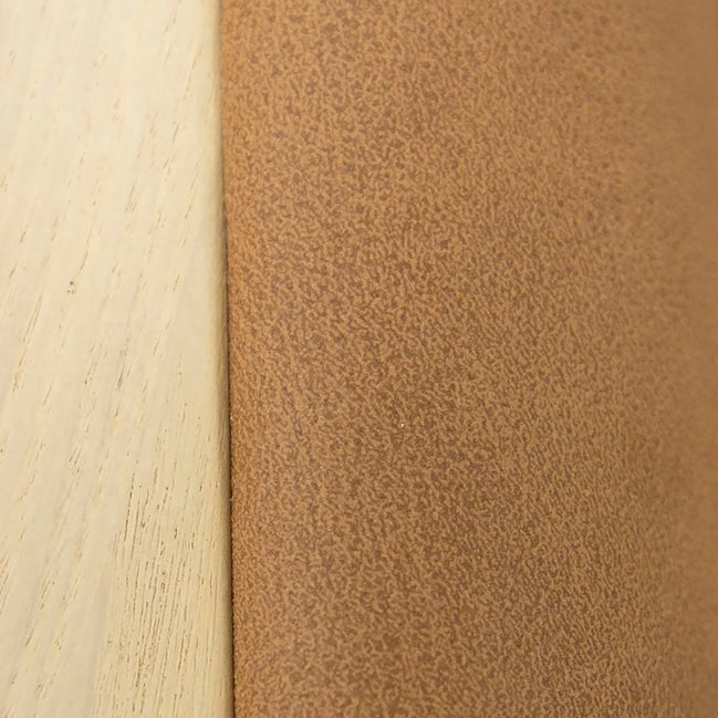 Osaka - Modern Natural Ash + Rust Fabric Dining Chair