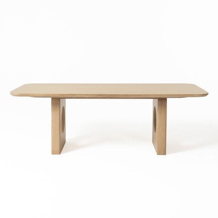 Oshana - Modern White Oak Dining Table - image 3