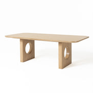 Oshana - Modern White Oak Dining Table - image 4