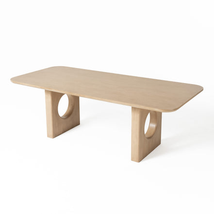 Oshana - Modern White Oak Dining Table - image 5