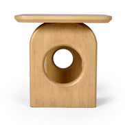 Oshana - Modern White Oak End Table - image 2