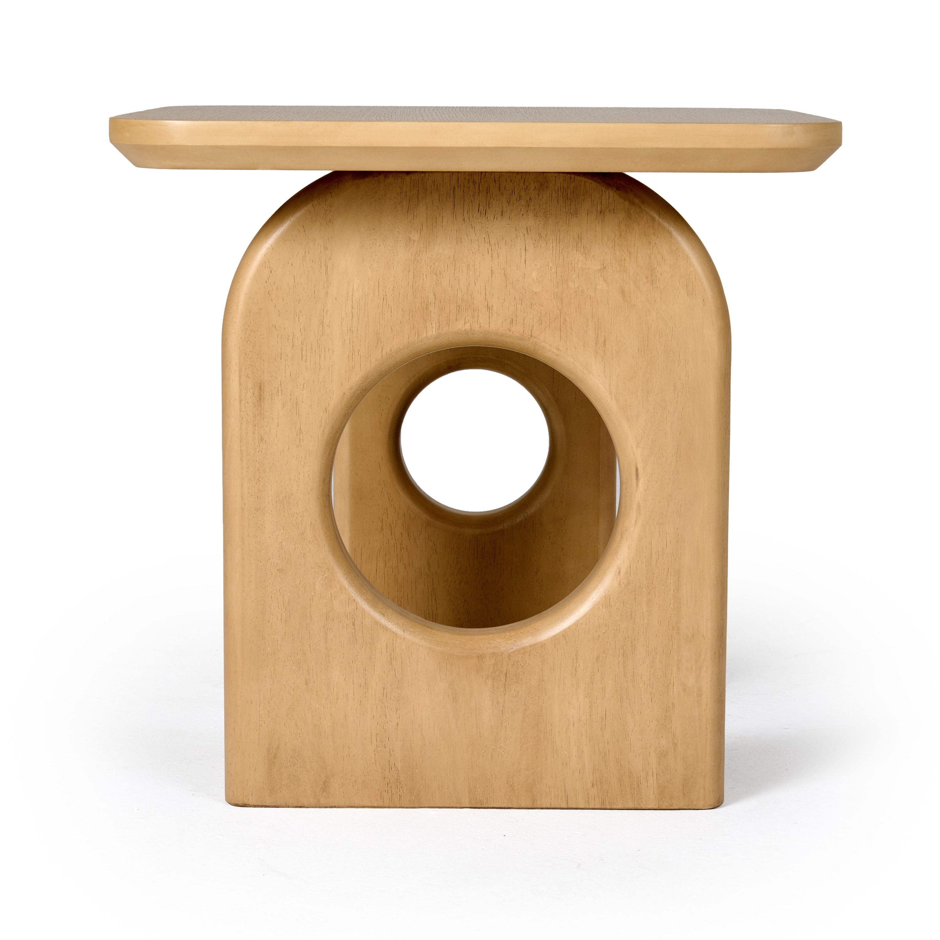Oshana - Modern White Oak End Table - image 2