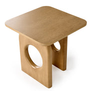 Oshana - Modern White Oak End Table - image 5