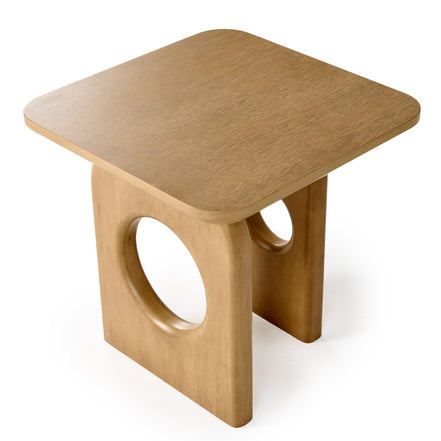 Oshana - Modern White Oak End Table - image 5