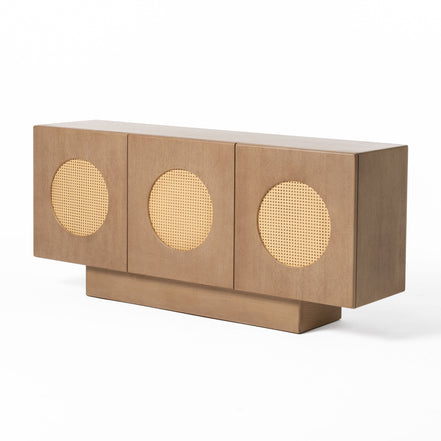 Oshana - Modern White Oak Buffet - image 2