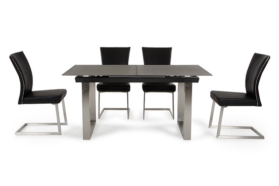 Auden - Modern Black Dining Chair (Set of 2) - image 2