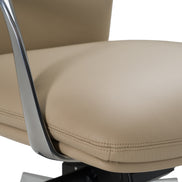 Ozark - Modern Tan Vegan Leather Office Chair - image 4
