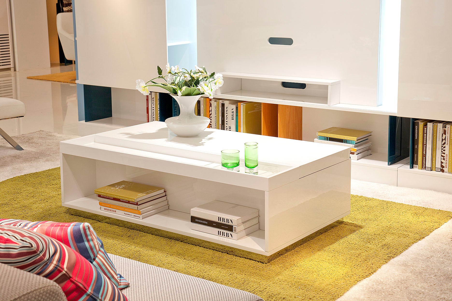 Nancy Modern White Coffee Table - image 4