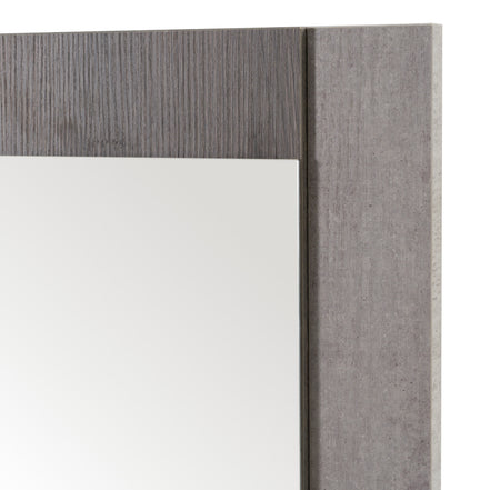 Palermo Italian Modern Faux Concrete & Grey Mirror - image 2