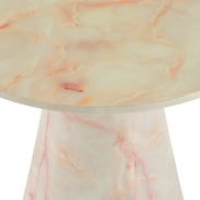 Pampa - Modern Faux Marble End Table - image 2