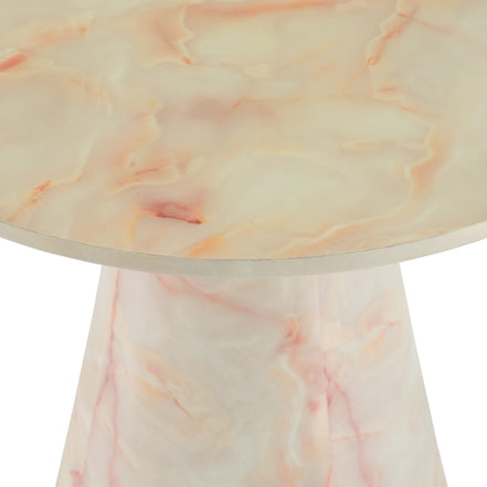 Pampa - Modern Faux Marble End Table - image 2
