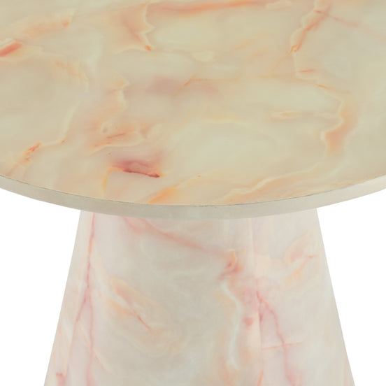 Pampa - Modern Faux Marble End Table - image 2