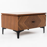 Paula - Mid-Century Walnut Nightstand