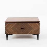 Paula - Mid-Century Walnut Nightstand - image 2