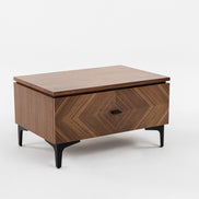 Paula - Mid-Century Walnut Nightstand - image 3