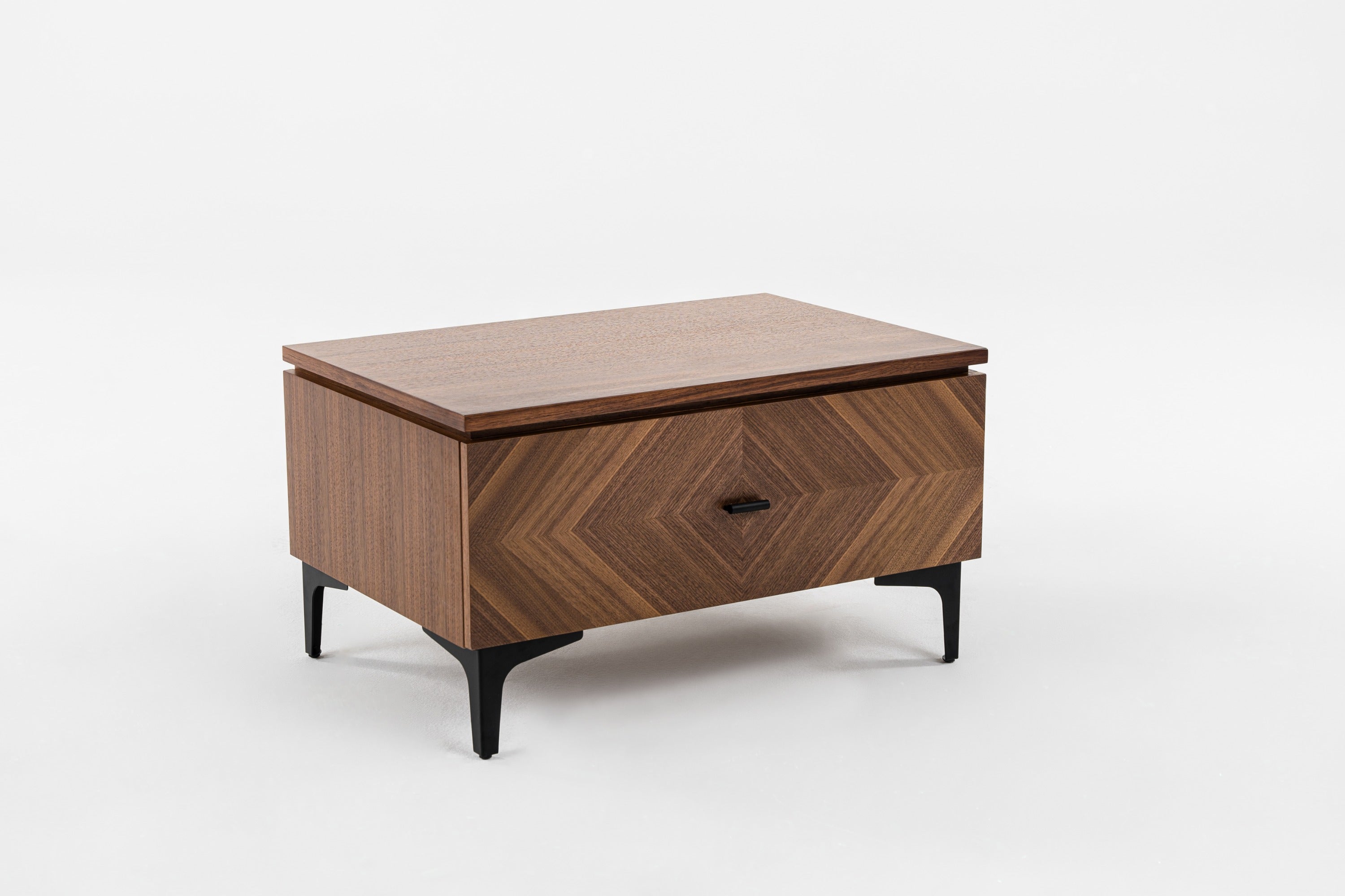 Paula - Mid-Century Walnut Nightstand - image 3