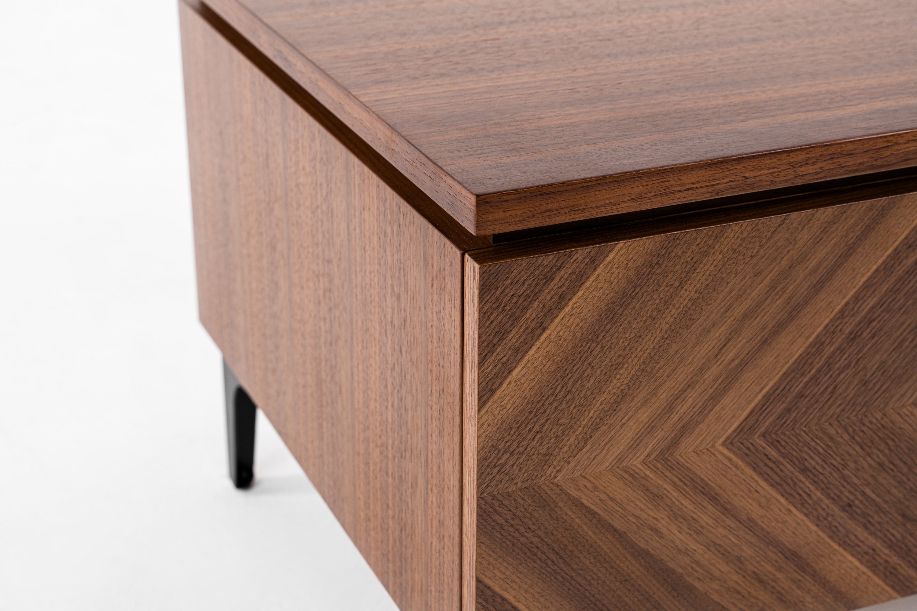 Paula - Mid-Century Walnut Nightstand - image 5