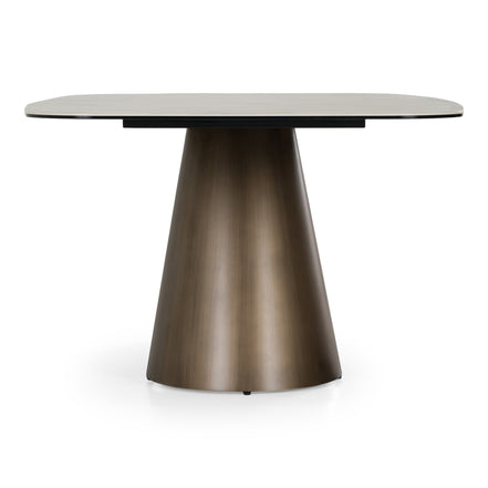 Paulsen - Modern Ceramic + Brass Dining Table - image 4