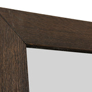 Wharton Modern Dark Aged Oak Mirror - image 2