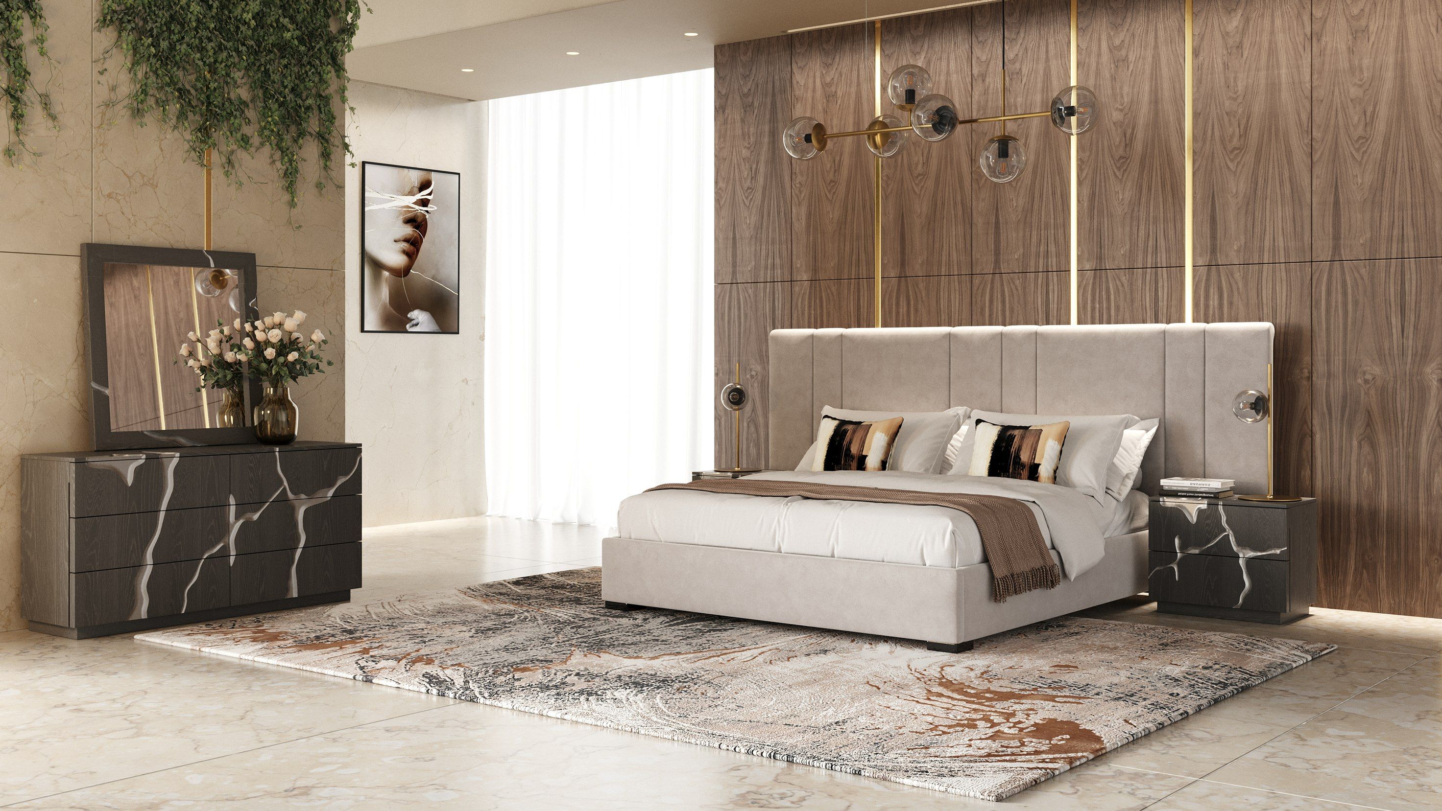 Penrose + Aspen Modern 4-Piece Bedroom Set