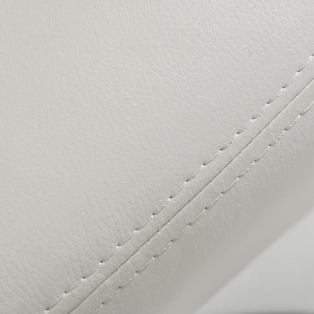 Penn - Modern White Leatherette Dining Chair (Set of 2) - image 3