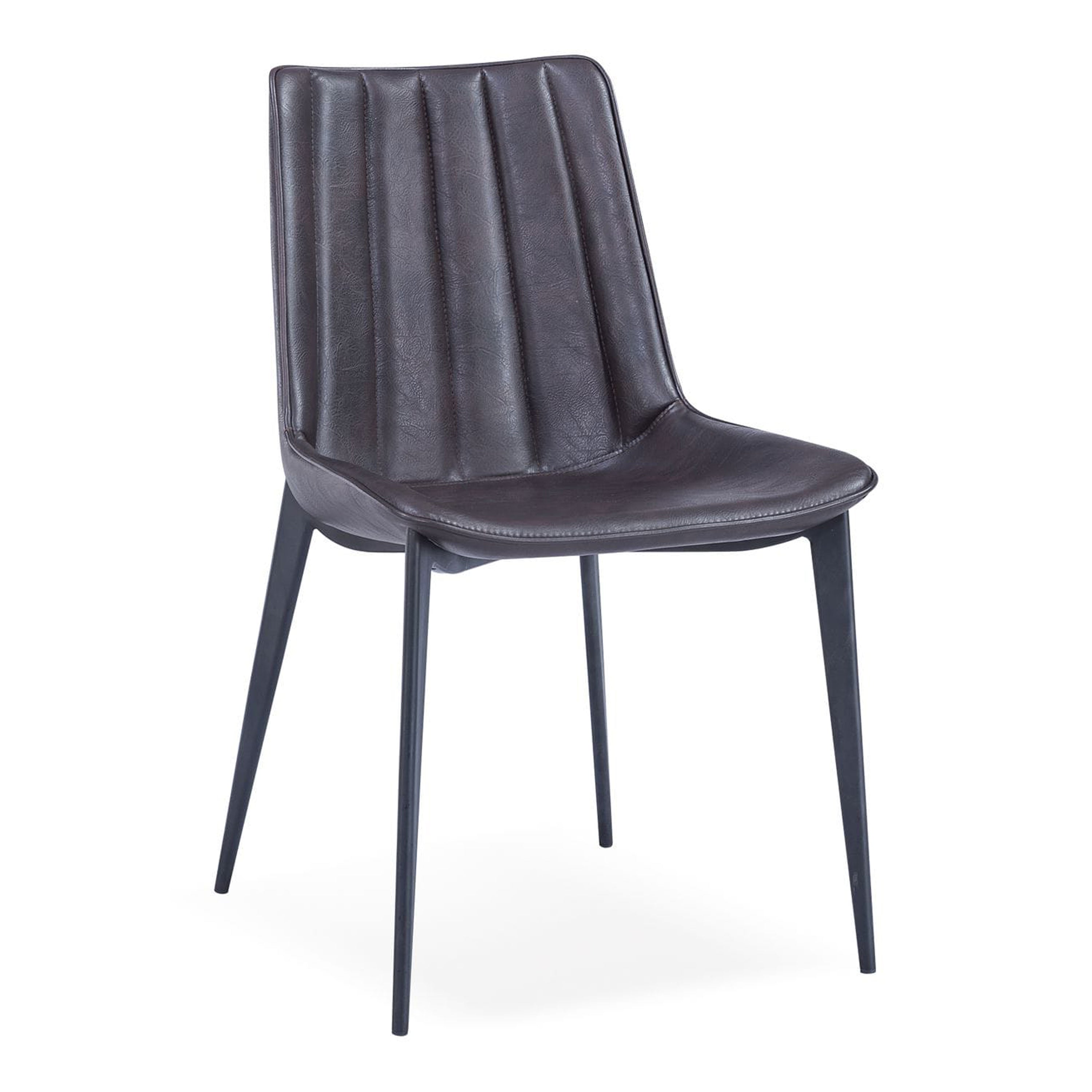 Peoria - Modern Brown & Black Dining Chair (Set of 2) - image 4