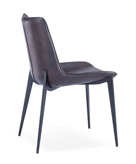 Peoria - Modern Brown & Black Dining Chair (Set of 2) - image 2