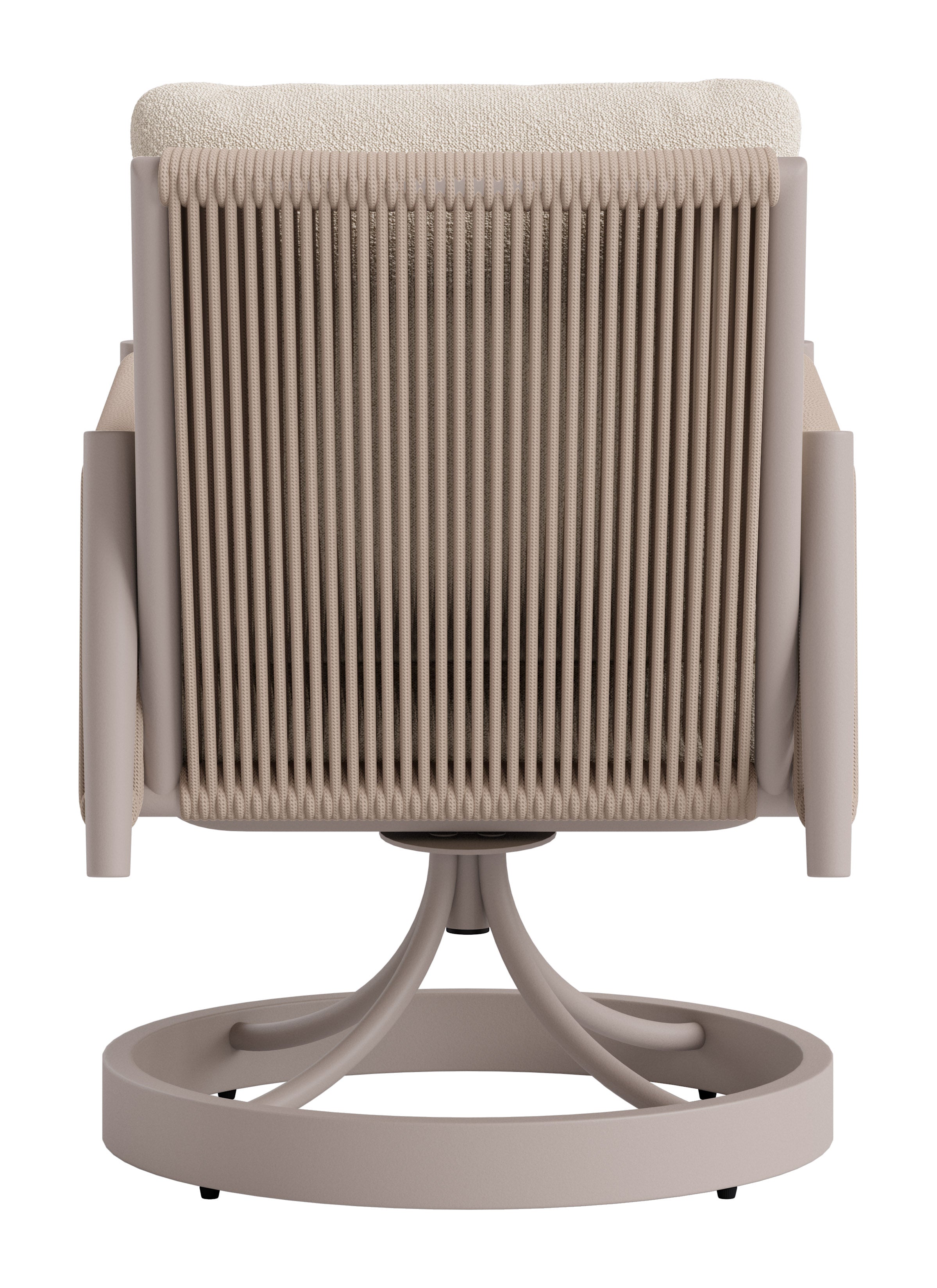 Rivan Swivel Dining Chair Beige