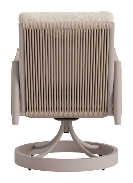 Rivan Swivel Dining Chair Beige