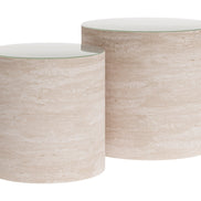 Carzo Coffee Table Set (2-Piece) Stone Beige