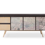Phelan - Modern Smoked Ash & Brass Buffet - image 3